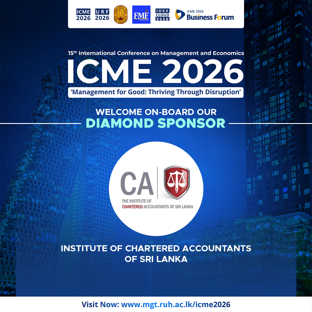 The Institute of Chartered Accountants of Sri Lanka (CA Sri Lanka) | Diamond Sponsor
